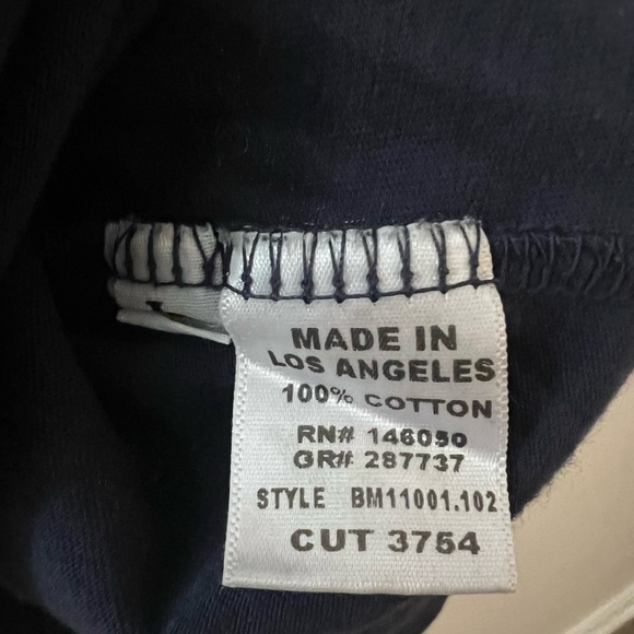 Buck Mason PIMA SHORT CURVED HEM TEE - Picture 5 of 5